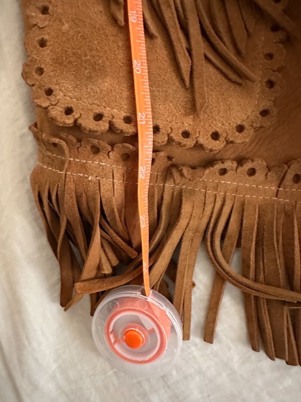 Vintage Suede Fringed Jacket - Picture 6 of 16